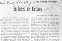 En busca de lectores