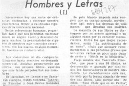 Hombres y letras (I)