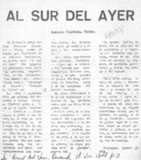 Al sur del ayer