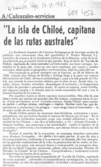 La Isla de Chiloé, capitana de las rutas australes.