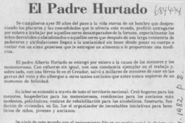 El Padre Hurtado.