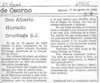 Don Alberto Hurtado Cruchaga S.J.