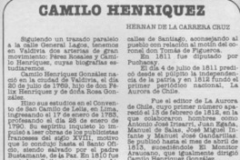 Camilo Henríquez