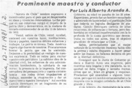 Prominente maestro y conductor