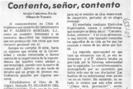 Contento, señor, contento