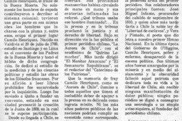 Muerte de Camilo Henríquez