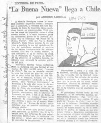 "La buena nueva" llega a Chile