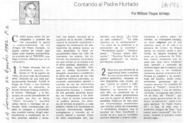 Contando al padre Hurtado