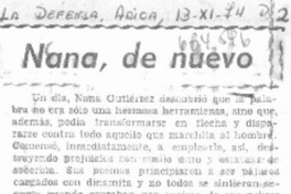 Nana, de nuevo