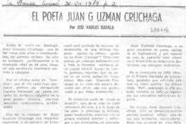 El poeta Juan Guzmán Cruchaga