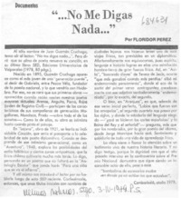 "--No me digas nada--"