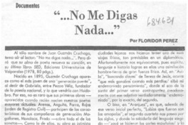 "--No me digas nada--"