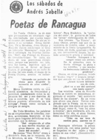 Poetas de Rancagua.