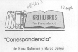 Correspondencia".