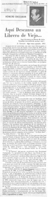 Aquí descansa un librero de viejo