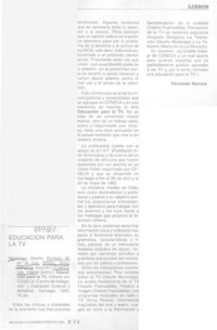 Educación para la TV