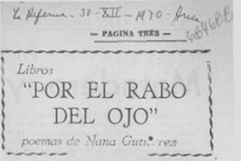 Por el rabo del ojo"