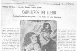 Caballeros del fuego.