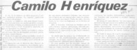 Camilo Henríquez.