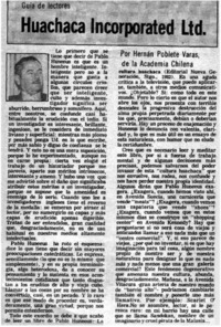 Huachaca Incorporated Ltd.