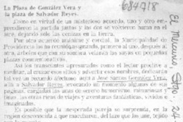 La Plaza de González Vera y la plaza de Salvador Reyes