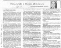 Conociendo a Camilo Henríquez