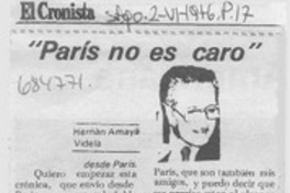 París no es caro