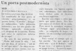 Un poeta postmodernista