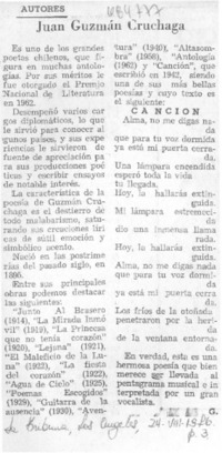 Juan Guzmán Cruchaga