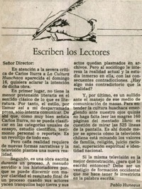 Escriben los lectores