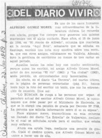 Alfredo Gómez Morel