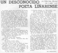 Un Desconocido poeta linarense.