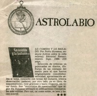 Lo comido y lo bailado