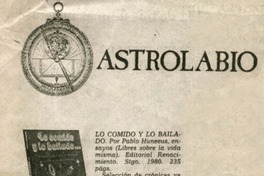 Lo comido y lo bailado