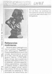 Referencias molinianas.