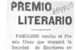 Premio literario