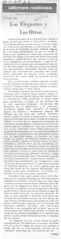 Los elegantes y los otros