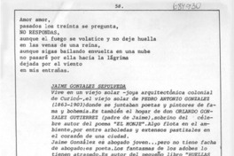 Jaime González Sepúlveda.