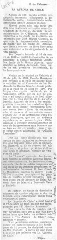 La Aurora de Chile