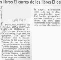Flora silvestre de Chile, zona austral.