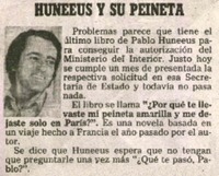 Huneeus y su peineta.