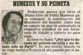 Huneeus y su peineta.