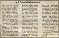 El caso Pablo Huneeus.