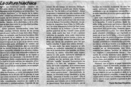 La cultura huachaca