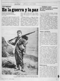 En la guerra y la paz