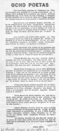 Ocho poetas