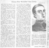 Buenos días "Mi señor" don Camilo