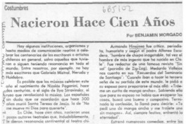 Nacieron hace cien años