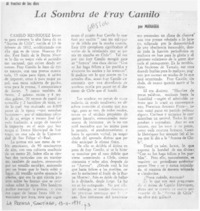 La sombra de Fray Camilo