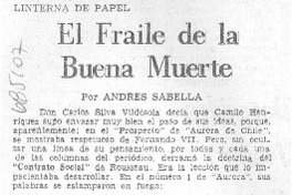 El Fraile de la buena muerte